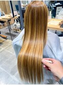 髪質改善トリートメント×美髪トリートメント×さらツヤロング