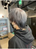【Men's style】シルバーブラックインナーウルフ@富澤翼