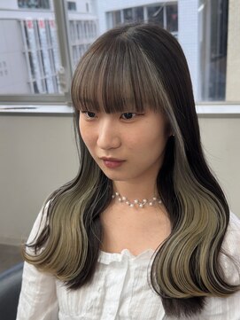 ロンドヴァリー 渋谷店(Lond vallee) 韓国風インナーカラーホワイトグレージュ！