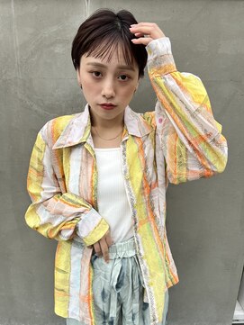 ジーニー 横浜(giinii) 大人可愛い20代30代オン眉バングシースルーバング【横 浜】