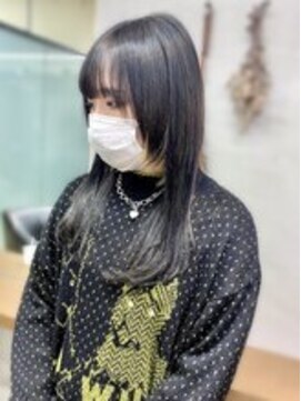 ディア(.eer) ((ボブ→ロングウルフ)) 大人気♪ // シールエクステ60枚