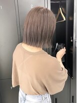ルア モアナ バイ ヘッドライト 小田原2号店(Lua Moana by HEADLIGHT)&nbsp;#ショートボブ#切りっぱなしボブ#ベージュ