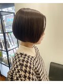 マットベージュカラーダブルカラーハイライトケアブリーチ