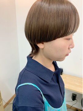 キューズ クラブ(cuz KLUB) 【cuzKLUB】マッシュウルフ×アッシュベージュ*池袋