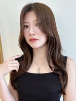 トリッカ シブヤ(TRICCA SHIBUYA)&nbsp;韓国ヘア/ワンホン巻き/スーパーロング/ベージュカラー/20代