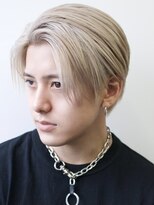 金髪センターパートツーブロックブランド