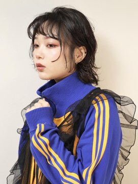 テトラ バイ ネオリーブ 横浜西口店(tetra by neolive) ウルフパーマ　ブリーチなし　レイヤー　ボブ