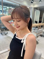 アッシュ 中野店(Ash) イメチェン/似合わせカット/フルバング/レッドブラウン/中野
