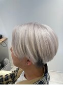 ホワイトシルバー/ホワイトブロンド/韓国マッシュ