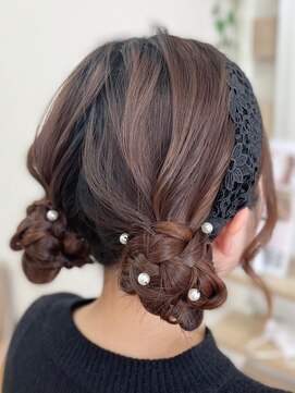 ジェシータ 品川駅前店(GESHITA) ツインお団子ヘア【品川/ヘアセット】