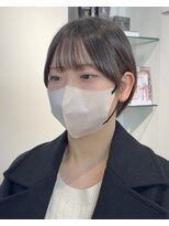 ロンドアンメゾン 原宿(Lond un Maison.) イメチェン外ハネボブ美髪ワイドバングレイヤーショート/原宿