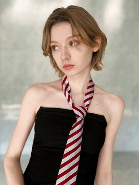 ユーフォリア 渋谷グランデ(Euphoria SHIBUYA GRANDE) 小顔/大人ボブ/ミルクティーベージュ/秋冬カラー