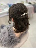 【み な】コテ巻き仕上げヘアセット/似合わせスタイル