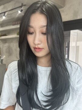 アポロ 横浜駅店(apollo) レイヤーボブハイライトブリーチレイヤーハイトーングレージュ