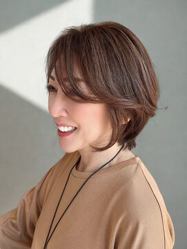 ユウヘアー 師勝店(U Hair) 【UHair】大人ボブスタイル/顔周り似合わせカット