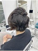 《sheer /稲葉》#ヘアアレンジ#ショートハーフアップ