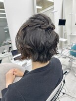 シアー(sheer) 《sheer /稲葉》#ヘアアレンジ#ショートハーフアップ