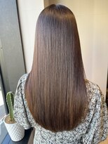 ディーエックス ウエスト(Dxxxx WEST)&nbsp;艶感ベージュ［韓国/顔周りカット/レイヤーカット］