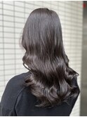 コテ巻き風パーマ/デジタルパーマ/小顔カット/グレージュカラー