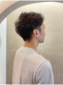 アップバングベリーショート