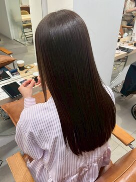 ロマリア 渋谷 渋谷宮益坂(Lomalia) 乾かすだけでキマる髪/ツヤ髪ナチュラルブラウンカラー