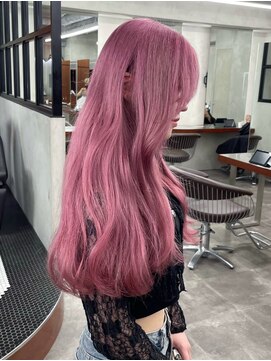 ニコ トウキョウ 渋谷(nico TOKYO) ピンクカラー/レイヤーカット/ケアブリーチ/透明感カラー