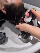 疎水化ベースを形成する　ミスト