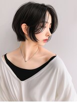 ラベストクズハ(LOVEST KUZUHA)&nbsp;ショートボブ/韓国風ヘア/前下がりショート/フェイスレイヤー