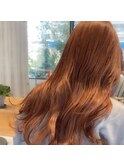 【veLeta金町hayashi】柔らかロング × シナモンオレンジ