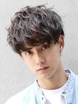 デプト(DEPT.) シャドウパーマメンズマッシュニュアンスパーマルーズパーマ眉毛