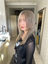 ヘアスタジオ アルス 御池店(hair Studio A.R.S)&nbsp;ベリーショートラベンダーグレージュタッセルボブハイライト