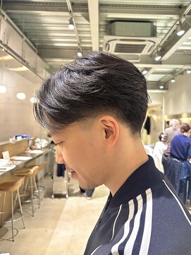 オーガニック リブ 川越(organic+live) 冬◎テーパーフェード×毛流れ◎好印象ビジネスショート