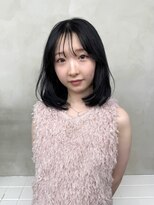 ニコ トウキョウ 渋谷(nico TOKYO)&nbsp;ミディアムレイヤーカット顔周りレイヤーウルフハッシュカット