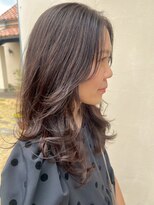 ラポール(RAPPORT)&nbsp;ミディアムヘア/暗めカラー/グランマッシュ/蟹江