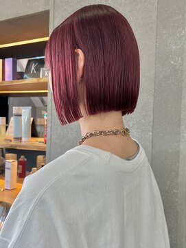 ロンド 表参道店(Lond) イメチェン/ピンクベージュ/バタフライカット/イメチェン/表参道