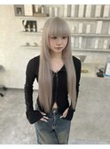 ホワイトベージュ×姫