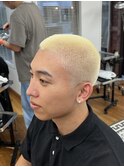 MEN’S/サーフカール/刈り上げセンターパート/表参道駅/青山 