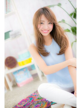 ミック ヘアアンドビューティー 大山店(miq  Hair&Beauty) リラクシーな透明感ロング