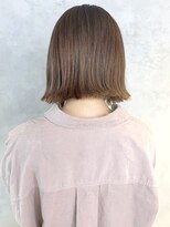 アイティー バイ アルバム 浦和店(IT by ALBUM)&nbsp;ワンレンボブ_ココアブラウンフリンジウェーブ_ba277792