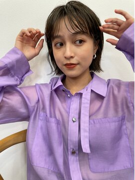 ローウェ 沖縄新都心(Louwe) 小顔切りっぱなしストカールフェザーバンク[おもろまち駅]