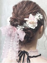 サロンドミルク 溝の口店(salon de MiLK) リボンヘアセット