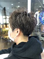 ヘッズ 本八幡店(HEADS)&nbsp;メンズショート　マッシュ　センターパート　メンズパーマ