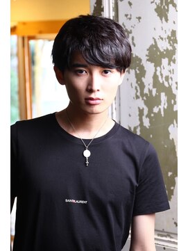 ノアランス 池袋(noah rance) 黒髪　前下がり　マッシュ　ツーブロック　　韓国マッシュ