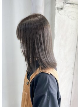 アリー 原宿 表参道(ALLY) [ALLY松村]ブリーチなし☆ミルクティーグレージュ