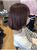 ツヤツヤピンクブラウンカラー