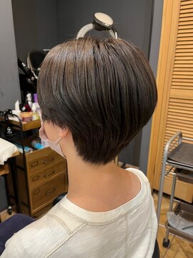 アルター(aL ter) マッシュショート×オリーブベージュ