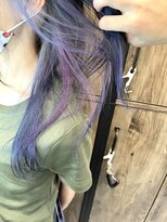 ブレス 横浜(bless)&nbsp;インナーカラー　ブルーラベンダー　ピンクラベンダー