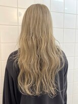 デート 下北沢(DATE)&nbsp;ダブルカラーブロンドベージュカラーケアブリーチハイトーン韓国