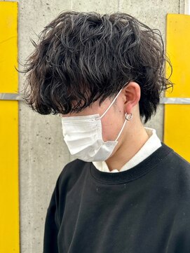 ニアウ 伊勢崎連取店(Niau) 波巻きスパイラルパーマツイストパーママッシュメンズパーマ