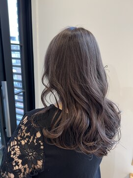 ディッシュ 五反田(dish) 五反田駅美容室★ラベンダーアッシュ/ハイライト/白髪染め